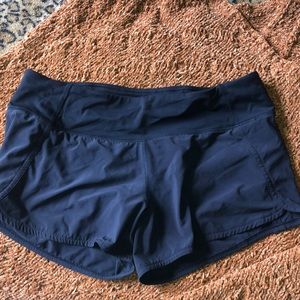Black lululemon shorts